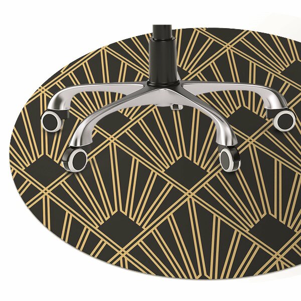 Alfombra silla ordenador Estilo art deco