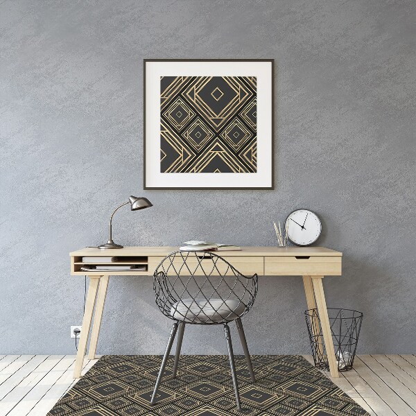 Alfombra silla ordenador Ilusión geométrica