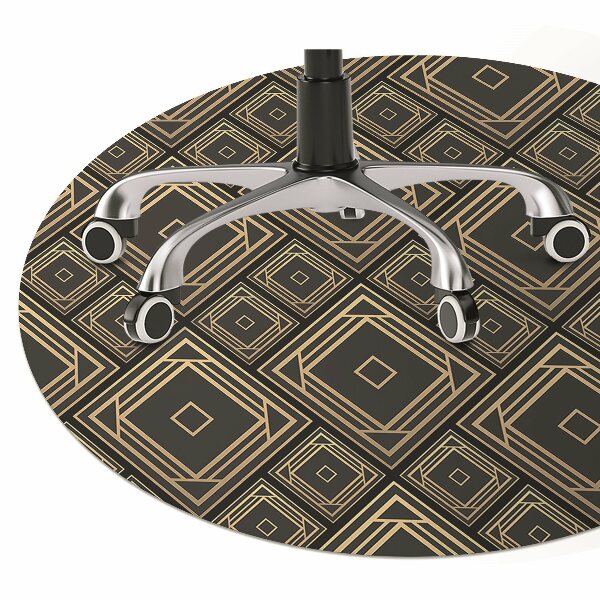 Alfombra silla ordenador Ilusión geométrica