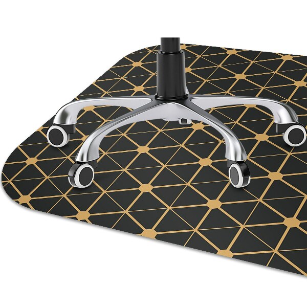 Alfombra silla ordenador Hexágonos