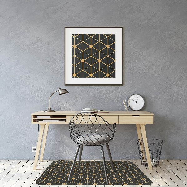 Alfombra silla ordenador Hexágonos