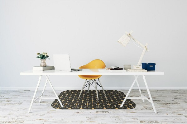 Alfombra silla ordenador Hexágonos