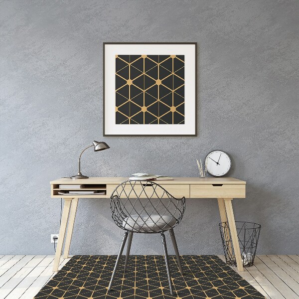 Alfombra silla ordenador Hexágonos