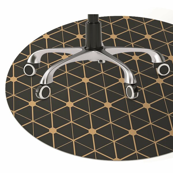 Alfombra silla ordenador Hexágonos