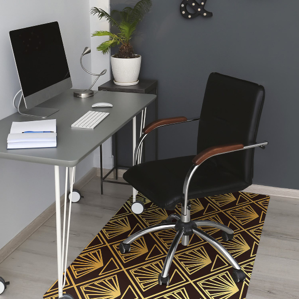 Alfombra silla ordenador Estilo art deco