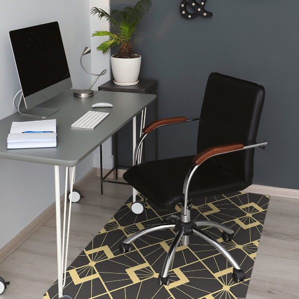 Alfombrilla para silla de escritorio Patrón moderno