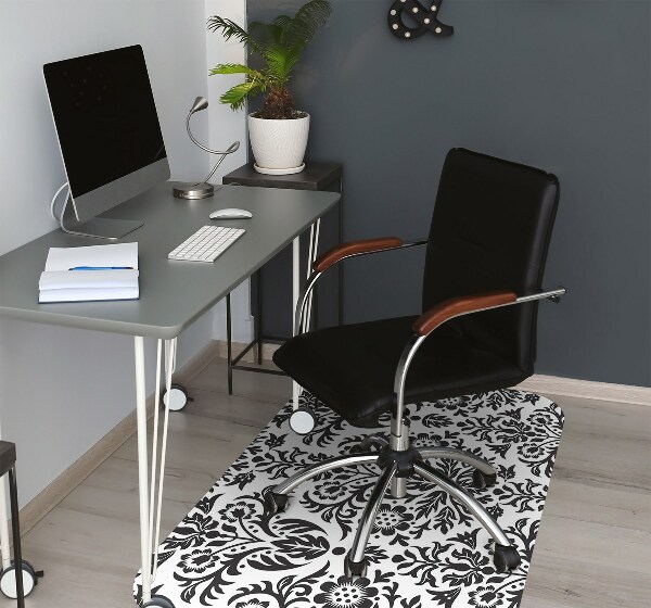 Alfombra para silla de escritorio Patrón floral
