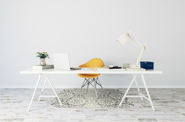 Alfombrilla para silla de escritorio Patrón floral