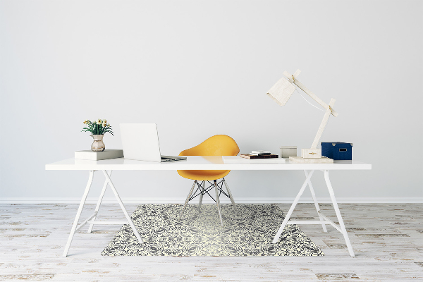 Alfombrilla para silla de escritorio Patrón floral