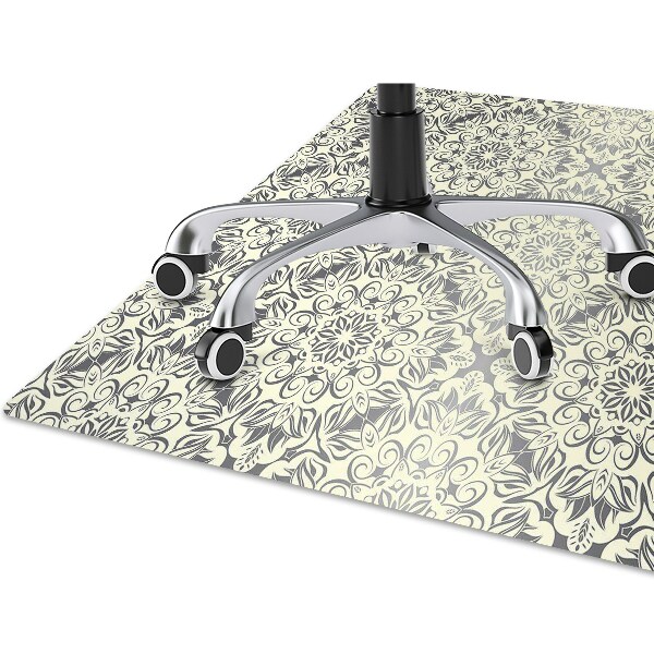 Alfombrilla para silla de escritorio Patrón floral