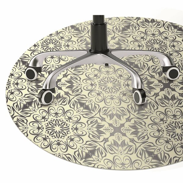 Alfombrilla para silla de escritorio Patrón floral