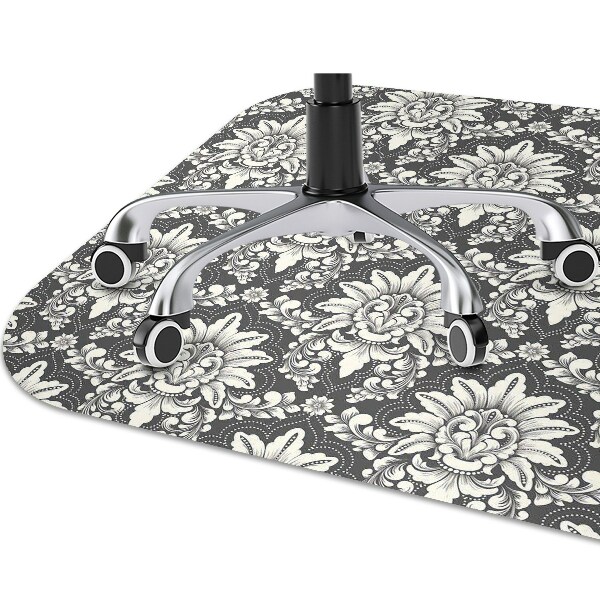 Alfombra silla ordenador Patrón de damasco