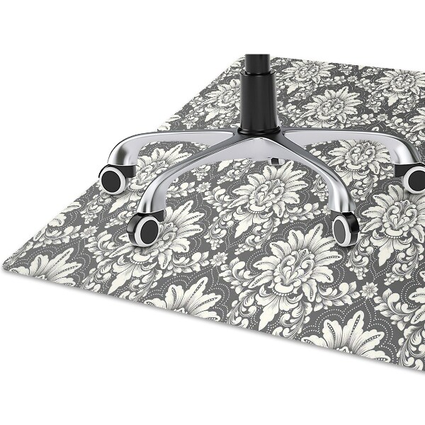 Alfombra silla ordenador Patrón de damasco