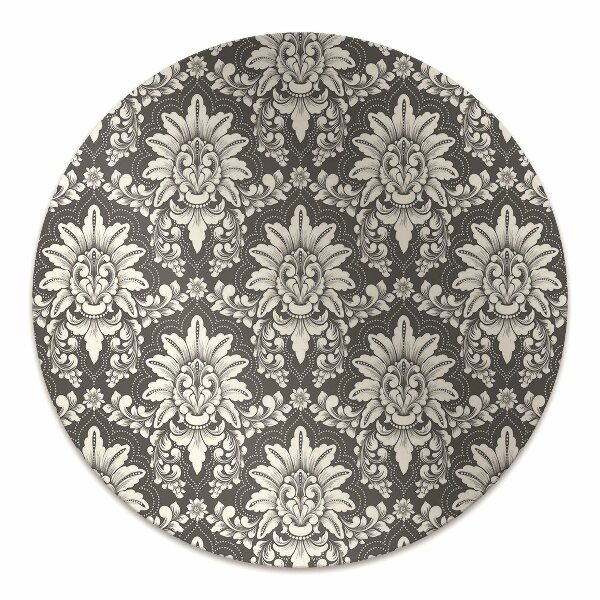 Alfombra silla ordenador Patrón de damasco