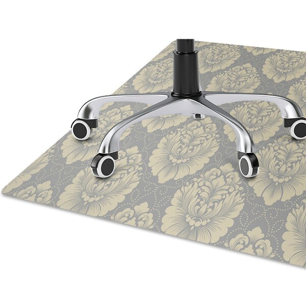Alfombra silla ordenador Patrón de damasco
