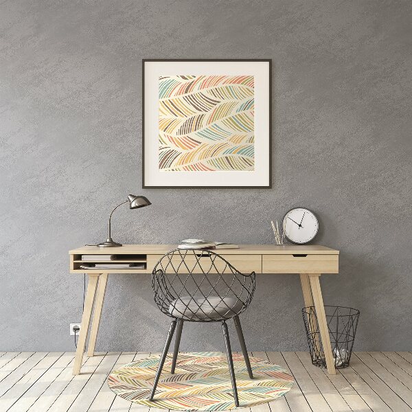Alfombra silla ordenador Olas abstractas