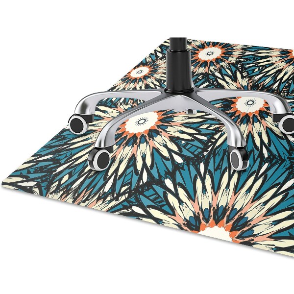 Alfombra silla ordenador Hermoso mandala