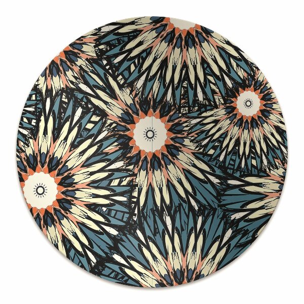 Alfombra silla ordenador Hermoso mandala