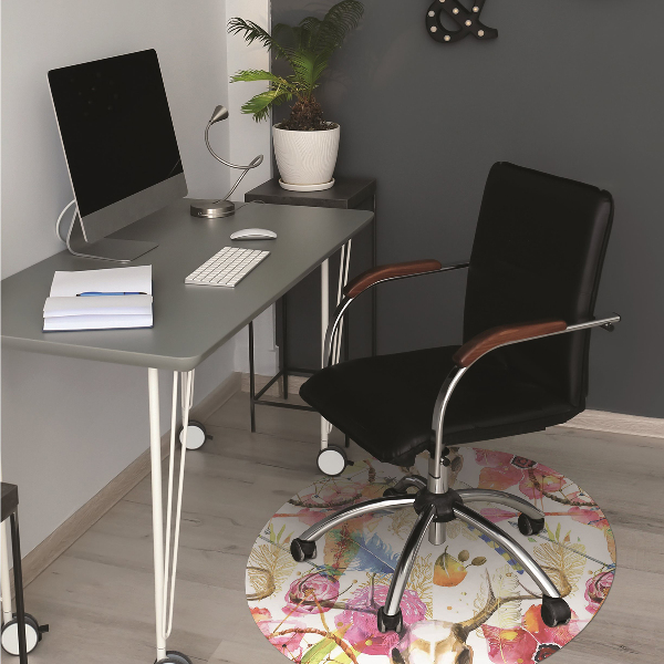 Alfombrilla para silla de escritorio Motivos indios