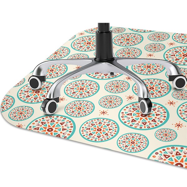 Alfombra para silla de escritorio Arte indio