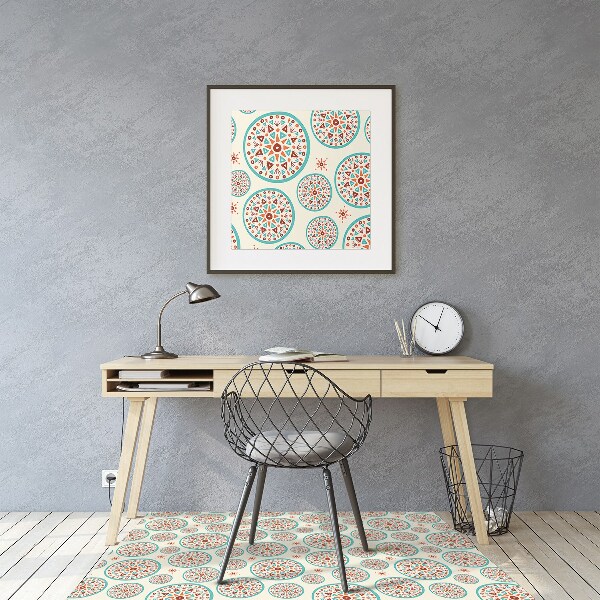 Alfombra para silla de escritorio Arte indio