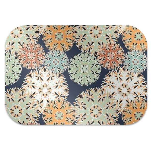 Alfombra para silla de escritorio Mandalas coloridos