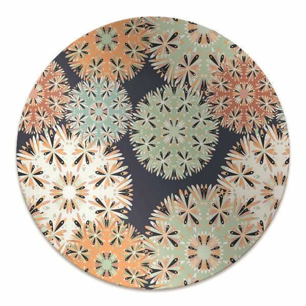 Alfombra para silla de escritorio Mandalas coloridos