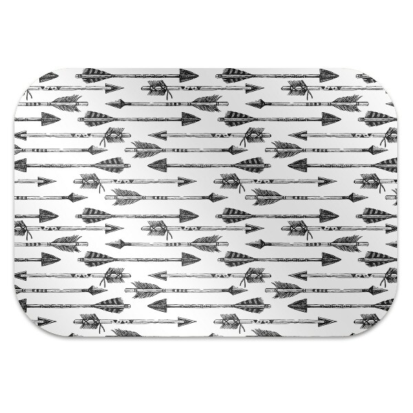 Alfombra para silla de escritorio Flechas