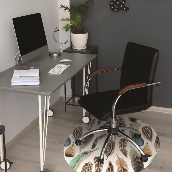 Alfombrilla para silla de escritorio Acuarela