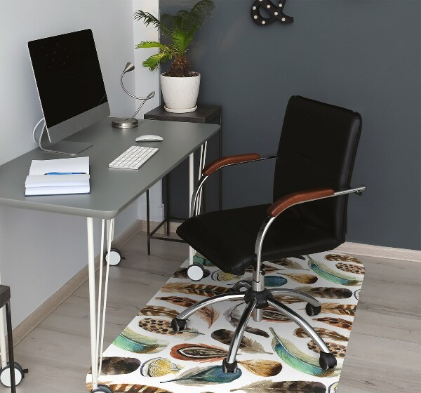 Alfombrilla para silla de escritorio Acuarela