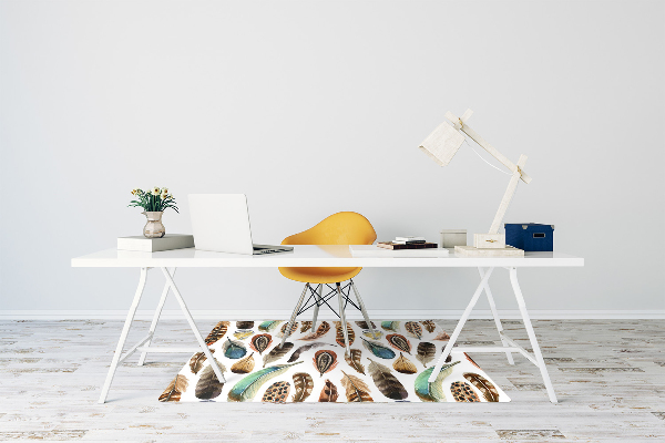 Alfombrilla para silla de escritorio Acuarela
