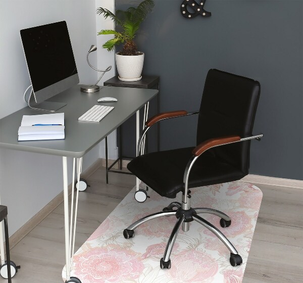 Alfombra para silla de escritorio Patrón floral
