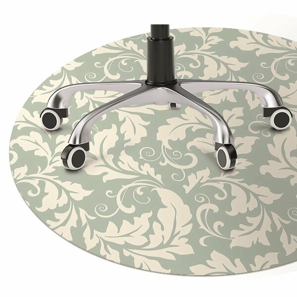 Alfombra silla ordenador Papel tapiz retro