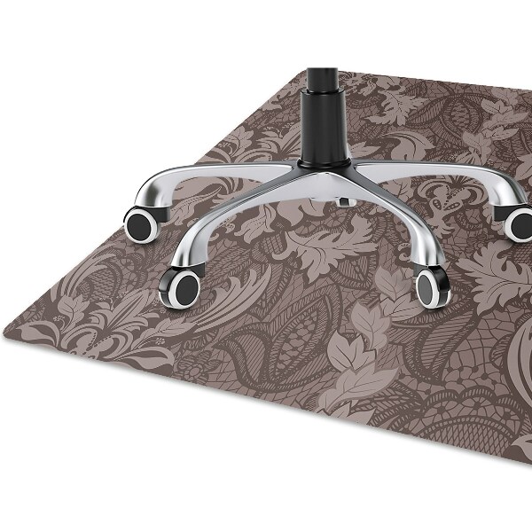 Alfombra silla ordenador Damasco de estilo de patrón