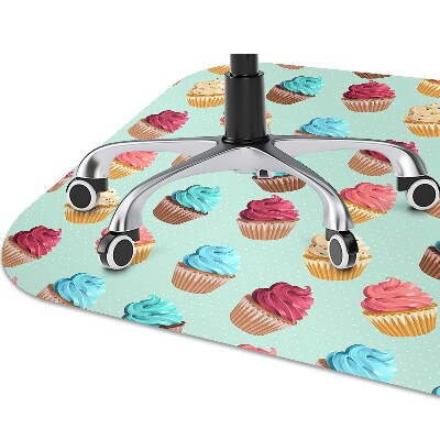 Alfombra silla ordenador Cupcakes de muffin