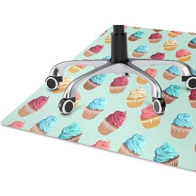 Alfombra silla ordenador Cupcakes de muffin