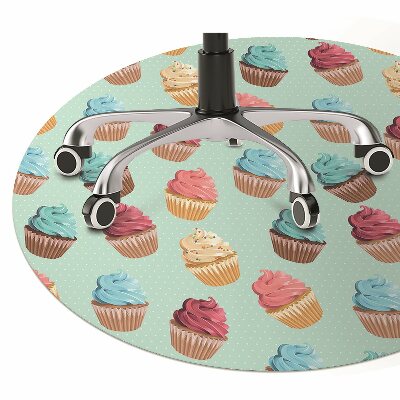 Alfombra silla ordenador Cupcakes de muffin