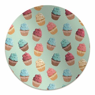 Alfombra silla ordenador Cupcakes de muffin