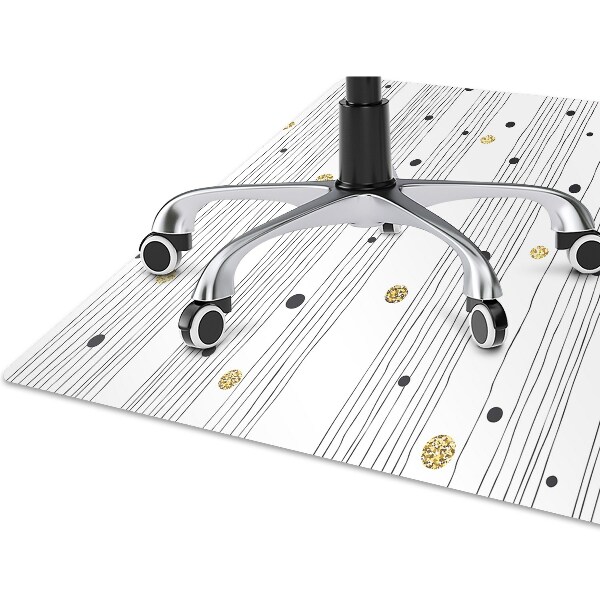 Alfombra silla ordenador Líneas delgadas
