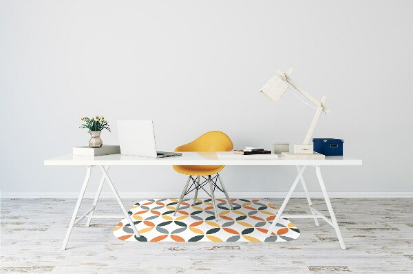 Alfombra silla ordenador Ruedas geométricas