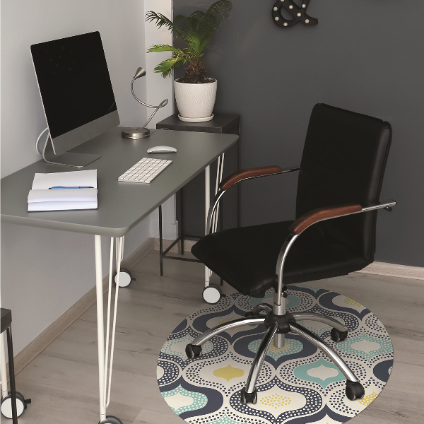Alfombra para silla de escritorio Dodle de dotos