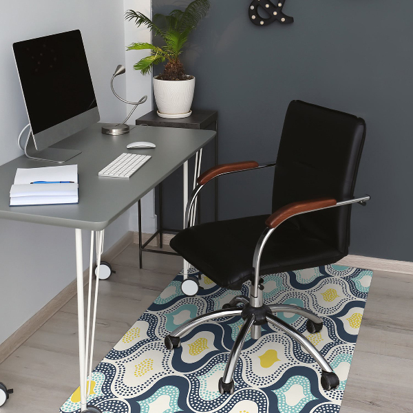 Alfombra para silla de escritorio Dodle de dotos