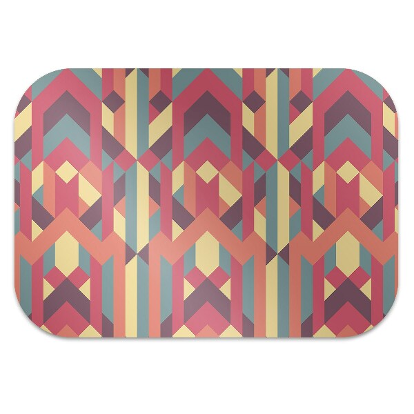 Alfombra para silla de escritorio Líneas coloridas