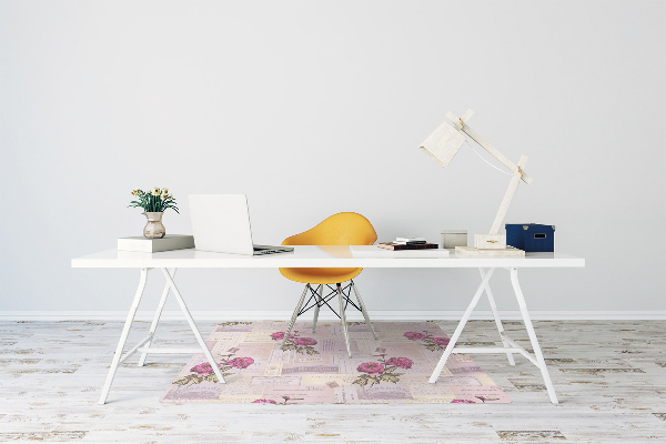 Alfombra silla ordenador Papel y peón