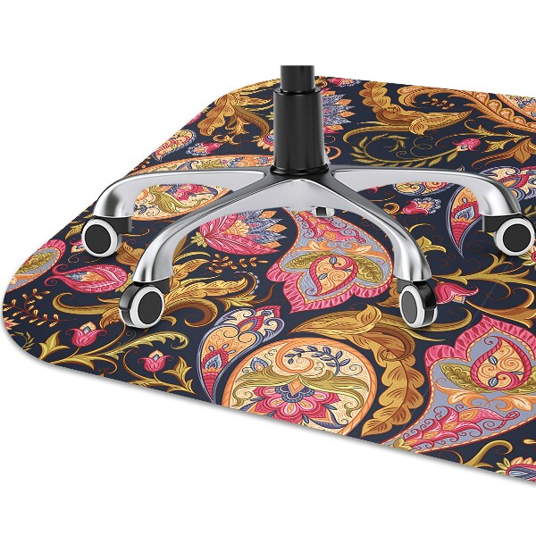 Alfombra silla ordenador Colorido paisley