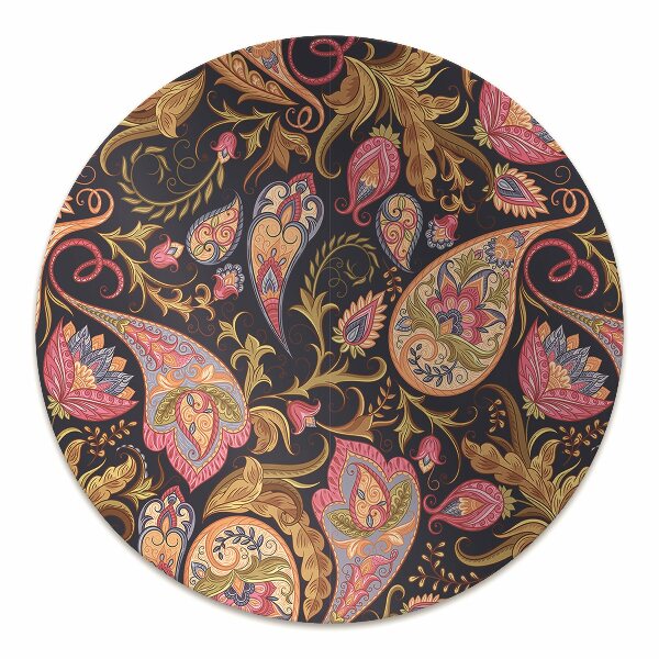 Alfombra silla ordenador Colorido paisley