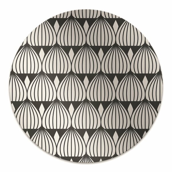Alfombra silla ordenador Patrón retro
