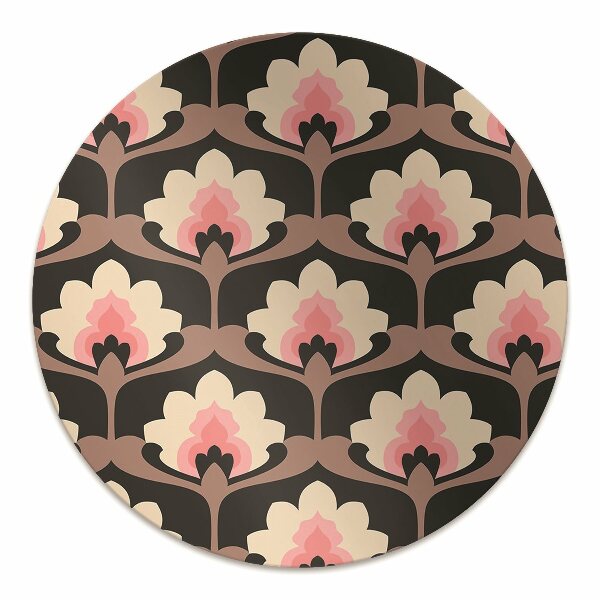 Alfombra silla ordenador Patrón floral
