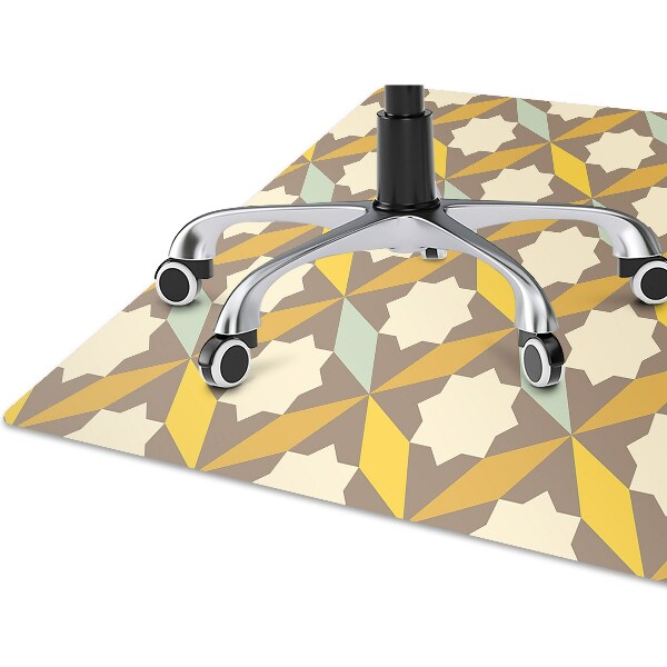 Alfombra silla ordenador Patrón retro