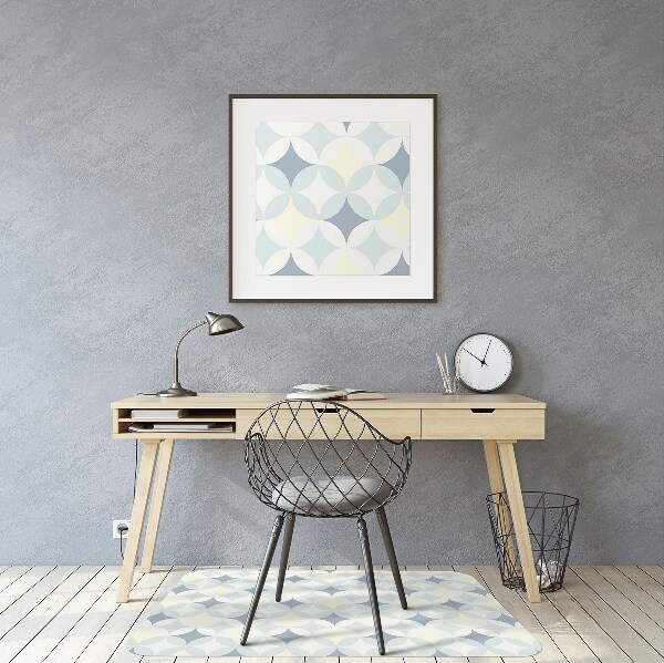 Alfombra para silla de escritorio Patrón retro